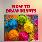 Cover Image of डाउनलोड How to draw plants 1 APK