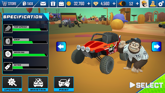 Real Car Racing 3D Animal Game 1.2 APK screenshots 7