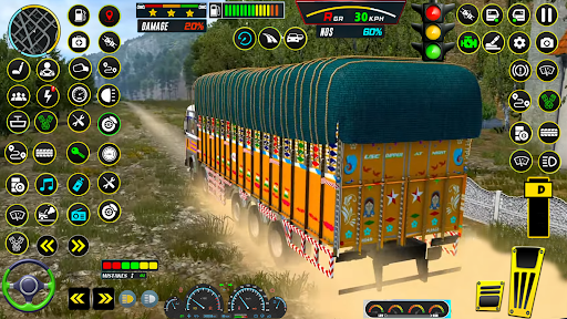 Indian Larry Truck Driving 3D Screen 3