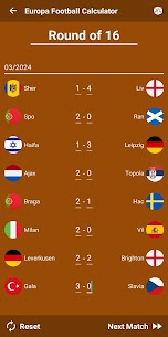 Europa Football Calculator 24 5