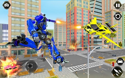 Flying Car Games – Super Robot Transformation Game 2