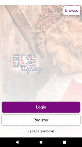 Android application K2Styling screenshort