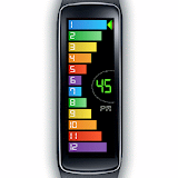 Gear Fit Curved Bar Clock icon