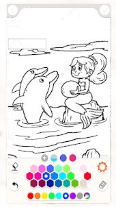 Mermaids Coloring Book: Little