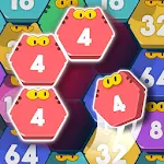 Cover Image of ダウンロード Cat Cell Connect - Merge Number Hexa Blocks 1.2.2 APK