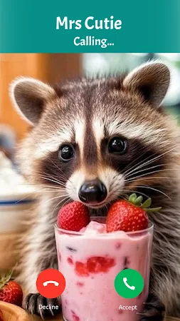 Game screenshot Raccoon Prank Call & Chat apk download