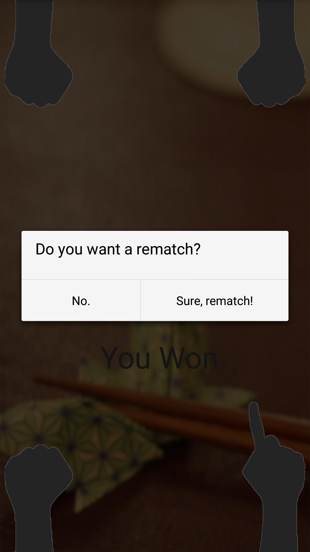 Android application Chopsticks screenshort