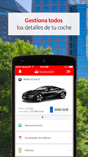 Android application Santander Renting screenshort