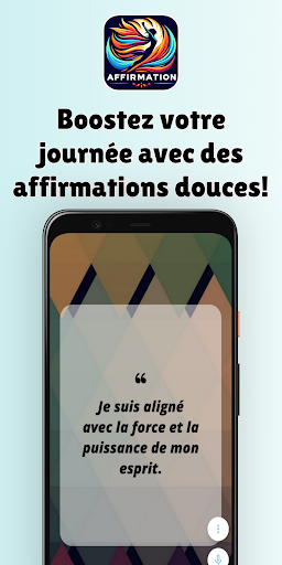 Android application Affirmations positives douces screenshort
