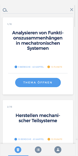 Android application Mechatroniker/-in screenshort