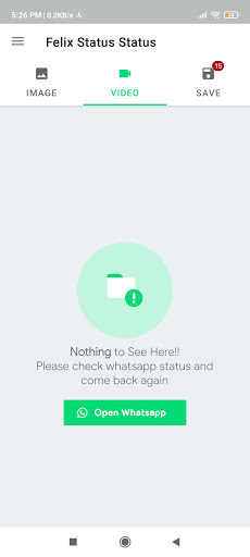 Felix Status Saver Screen 3