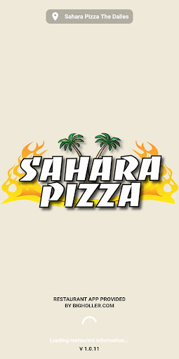 Android application Sahara Pizza The Dalles screenshort