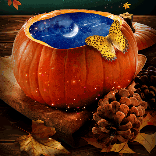 Milky Way Pumpkin - Wallpaper logo