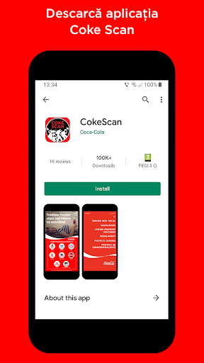 Android application CokeScan screenshort