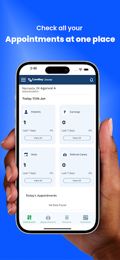 Android application Curebay Doctors screenshort