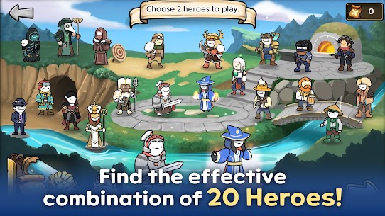 3 Minute Heroes MOD APK: Card Defense (Unlimited Money) 2