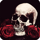 Skull And Roses Wallpaper icon