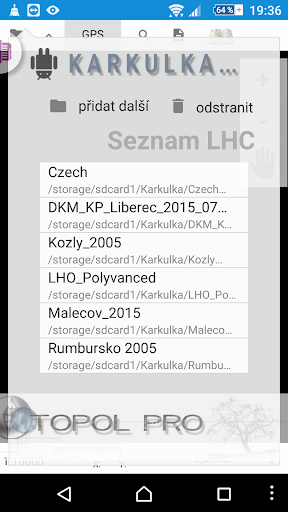 Android application Karkulka screenshort
