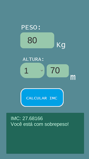 IMC - Calculadora Screen 2