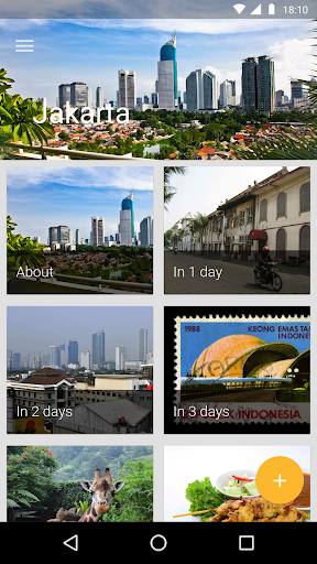 Android application Jakarta Travel Guide screenshort