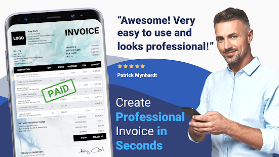 Invoice Maker - Easy Estimate Maker & Invoice App screenshots 1