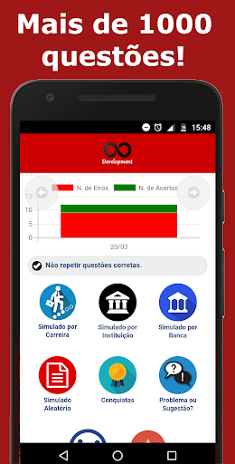 Android application Simulado Português screenshort