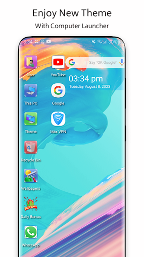 Android application Beautiful Theme For Launcher screenshort