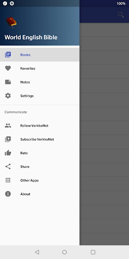 Android application World English Bible screenshort