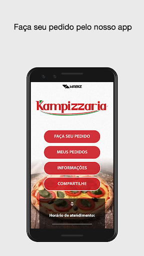 Android application Kampizzaria screenshort