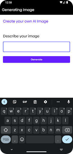 Create AI Image Screen 3