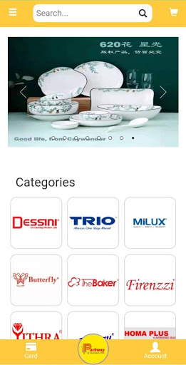 Android application Parkway Departmental Store screenshort