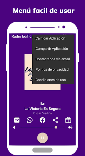 Radio Edificando Sobre la Roca Screen 2