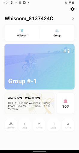 Android application Whiscom screenshort