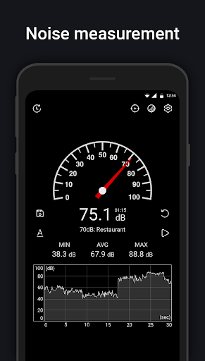 Sound Meter: SPL & noise meter 6.2 screenshots 1