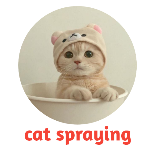 cat spraying logo