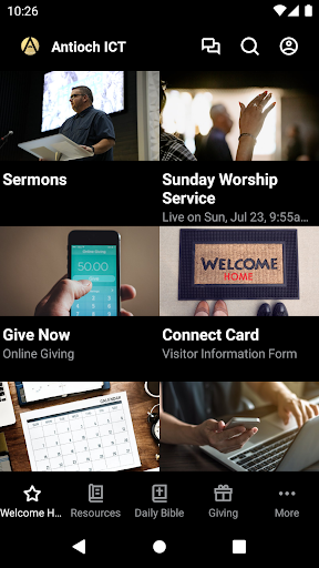 Android application Antioch Wichita screenshort