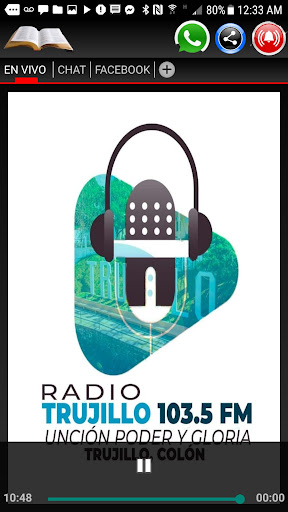 Radio Trujillo Honduras Screen 2