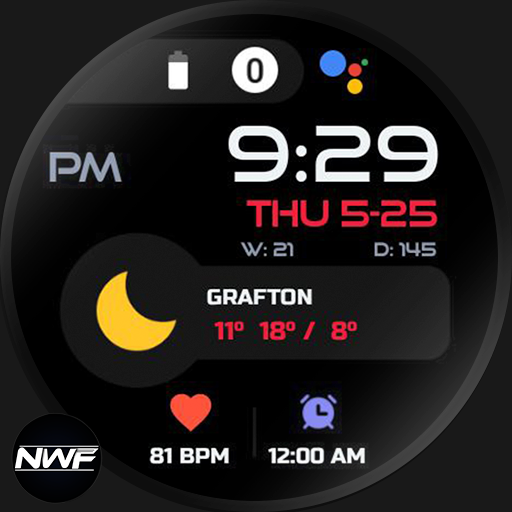 Night 28 - watch face logo