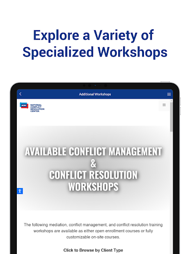 NCRC-Training Screenshot