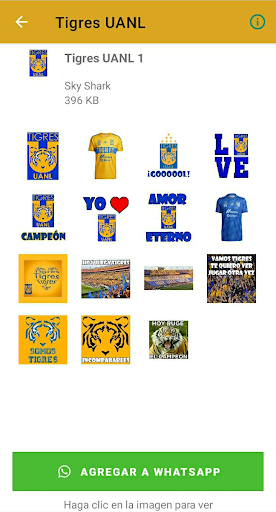 Tigres UANL Stickers Screen 2