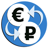 Ruble Euro currency converter icon