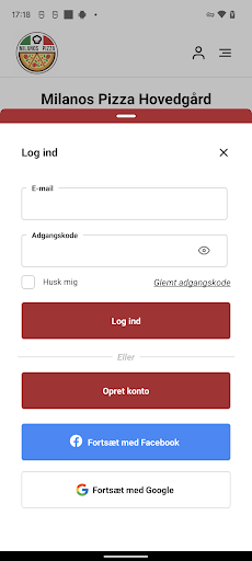 Milanos Pizza Hovedgård Screen 2