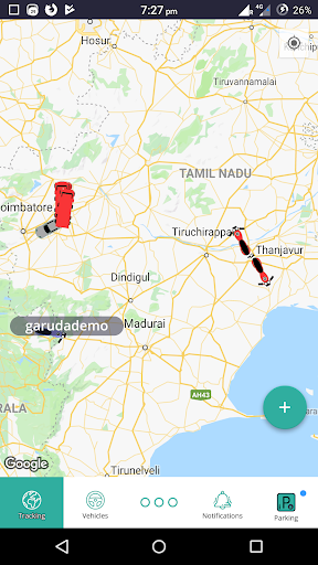 Garuda Track GPS Screen 2