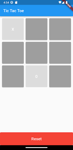 TicTacToe Template Screen 3