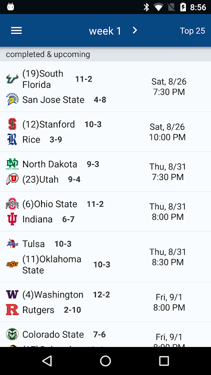Sports Alerts - NCAA Football - 2.14.4 - (Android)
