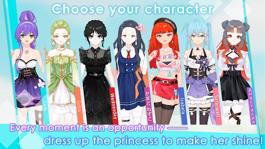 Anime Dress Up: Princess Magic