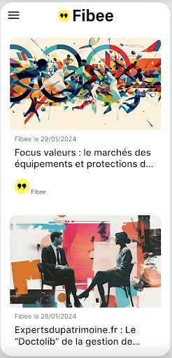 FiBee : analyses financières Screen 3
