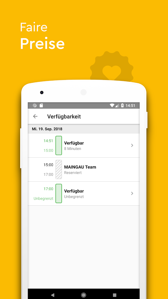 #5. MAINGAU eCarsharing (Android) Ved: MAINGAU Energie GmbH