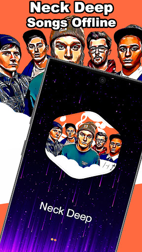 Android application Neck Deep Music screenshort