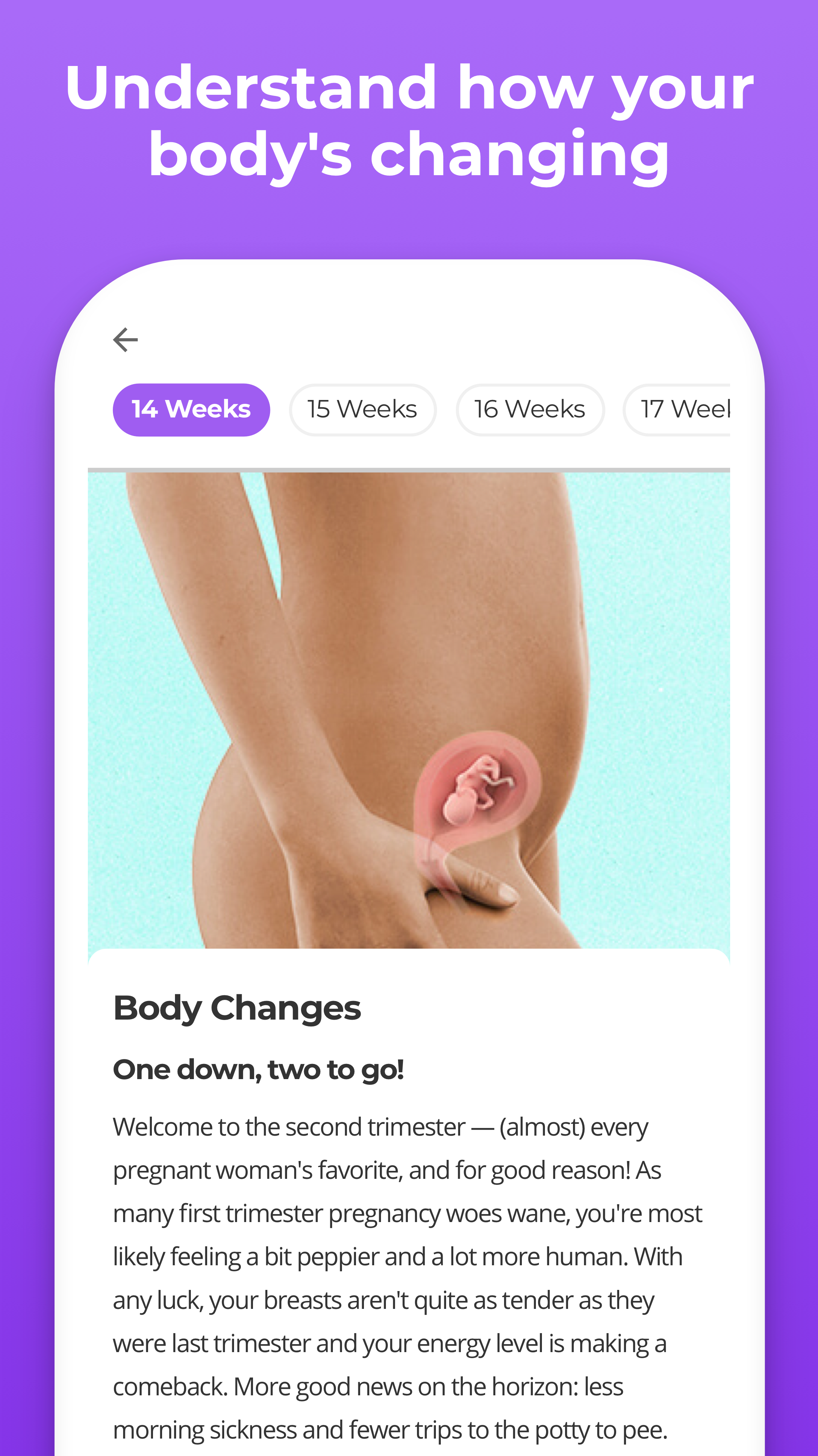 Android application Pregnancy Tracker & Baby App screenshort